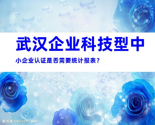 武汉企业科技型中小企业认证是否需要统计报表？