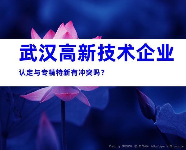 武汉高新技术企业认定与专精特新有冲突吗？